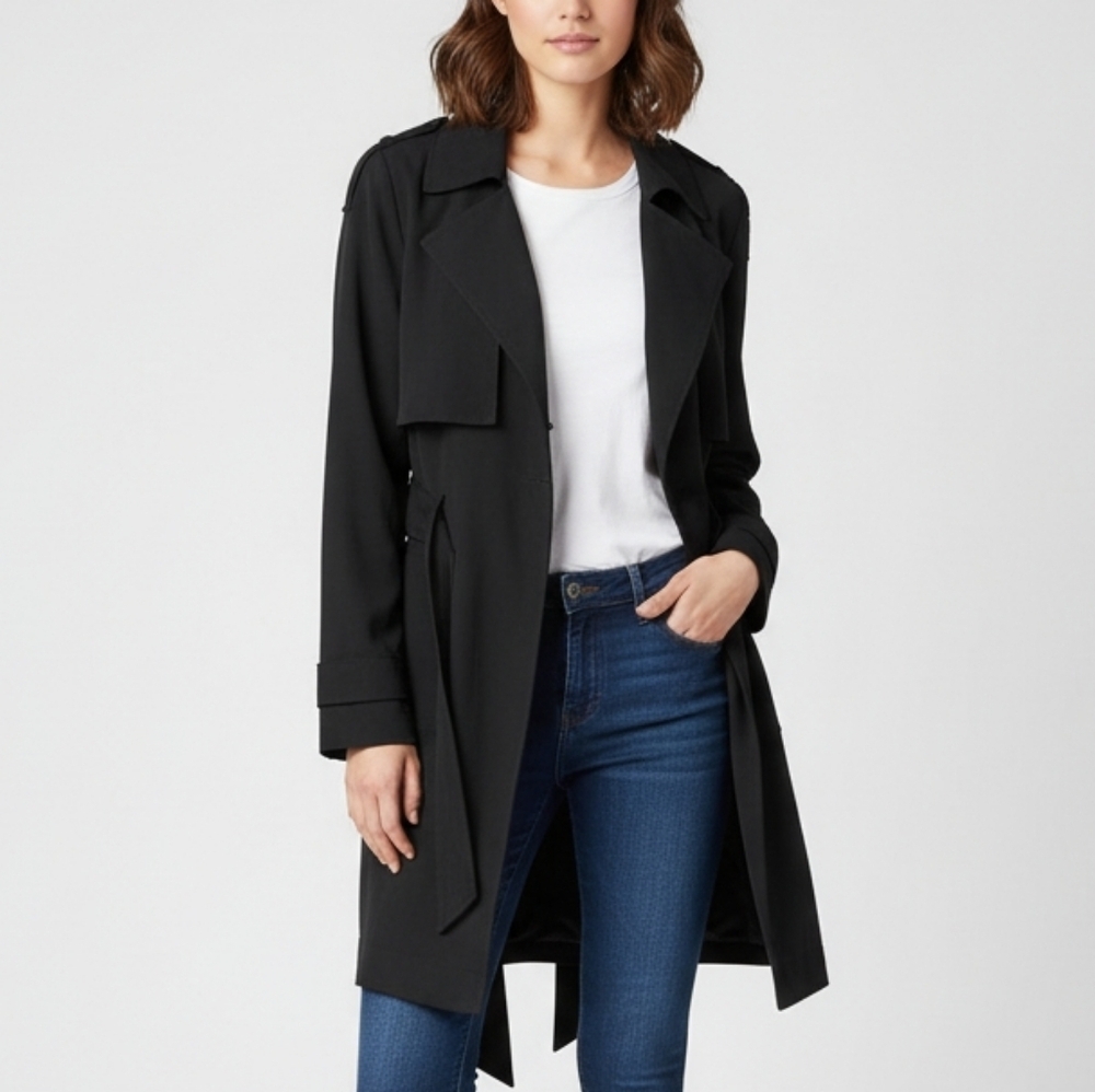 Banana Republic Drapey Trench Jacket 31127